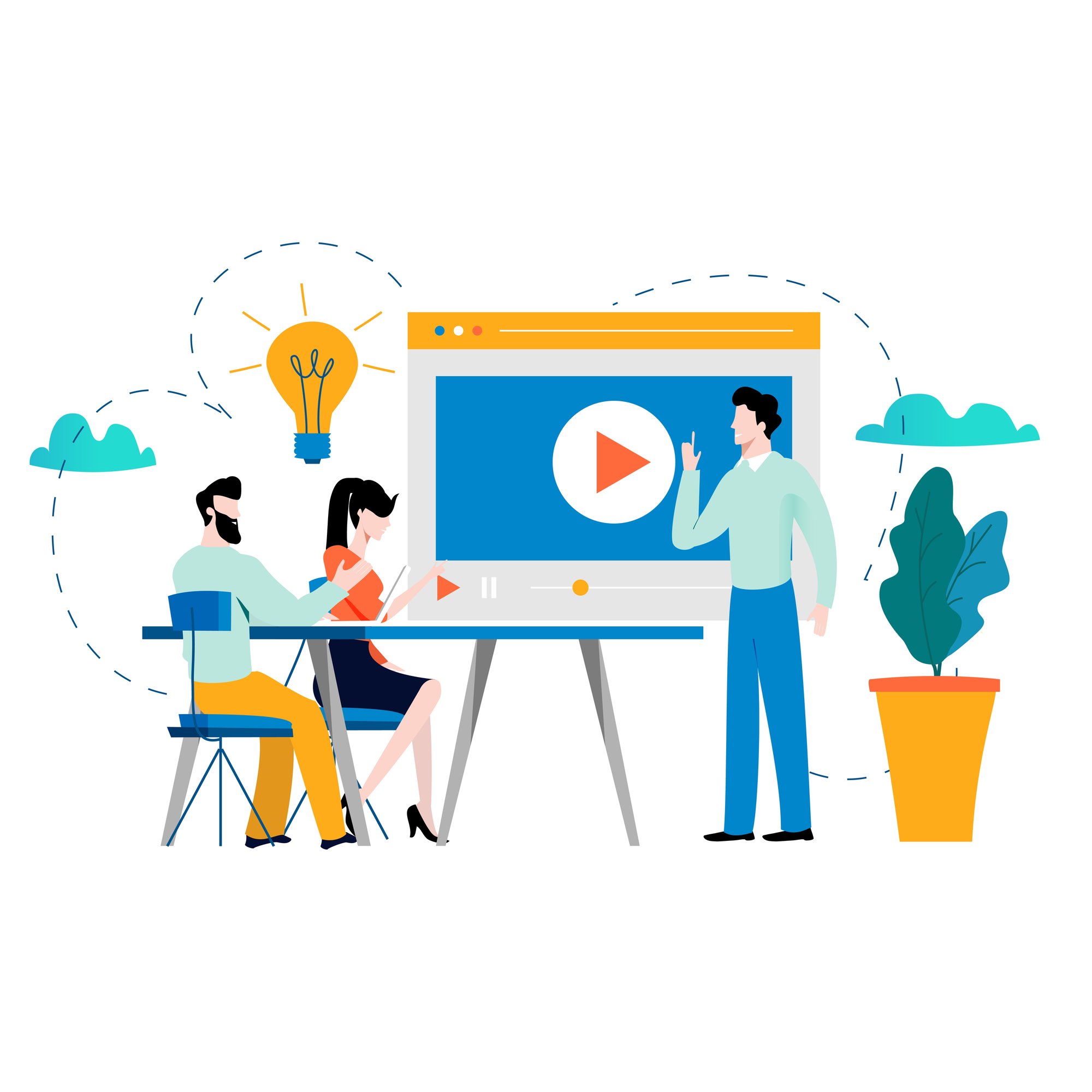 vector-professional-training-education-video-tutorial